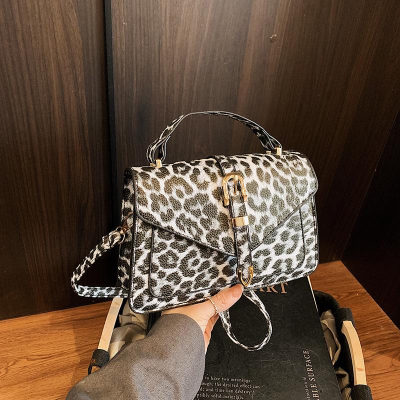 2025 сумка-ниша с леопардовым принтом лето новая универсальная модная трендовая сумка на плечо, сумка-мессенджер, сумка подмышку женская