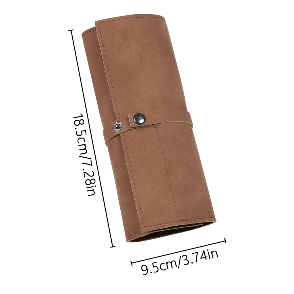 Sophisticated Watch Band Storage Bag Carrying Case for Watches Travel Case Watchband Organizers with Waxed Canvas Roll