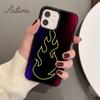 Трендовый чехол для телефона с пламенем для iPhone 11 12 13 14 Pro Max mini X XR XS SE 2020 5 6S 7 8 Plus Samsung Galaxy S21 S22 Чехол-накладка