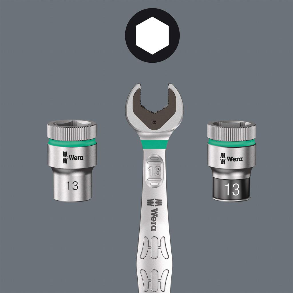 Wera 8100SB6 Cyclops Набор трещоток 004046 "Speed" 3/8