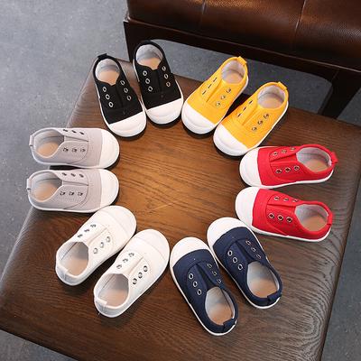 Классические детские парусиновые туфли Zapatillas, спортивная обувь для мальчиков на весну и осень, удобные теннисные туфли с мягкой подошвой, повседневная детская обувь для девочек