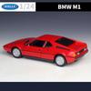 WELLY 1:24 BMW M1 Alloy Car Diecasts & Toy Vehicles Car Model Miniature Scale Model Car Toy For Children