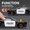 RKJ1  1:24 Dodge Challenger SRT Hellcat American Police Vehicle Enthusiasts Alloy Metal Diecast Model Car Sound Light Gift For Friend