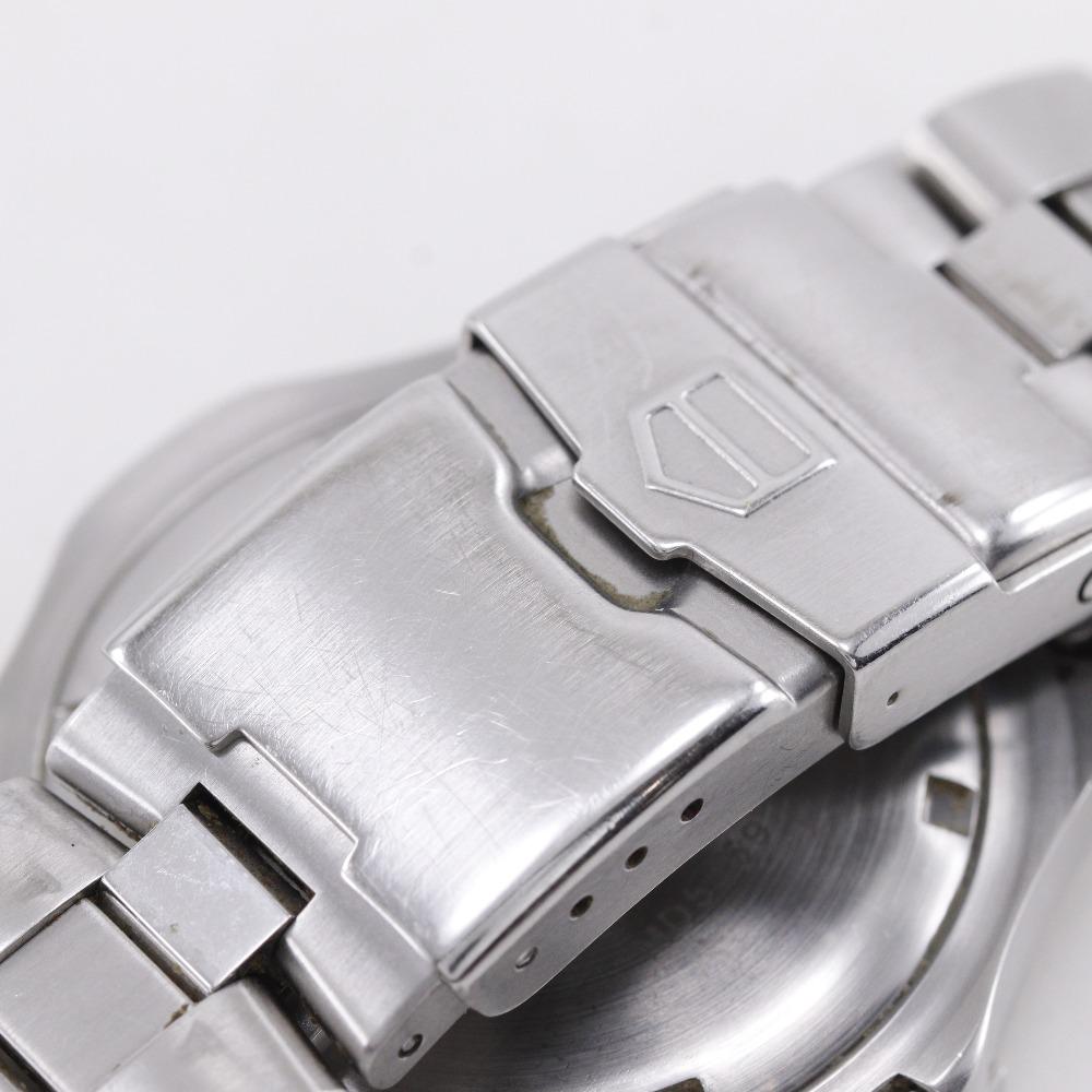 Tag Heuer 2000 Эксклюзивные Часы WN1112 синий Циферблат Нержавеющая Сталь Кварцевые Аналоговый дисплей мужские Б/У
