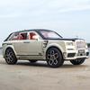 MYCAR 1:24 Rolls-Royce Cullinan Mansory Die-Cast Alloy Model Car - Black & White Collector's Edition