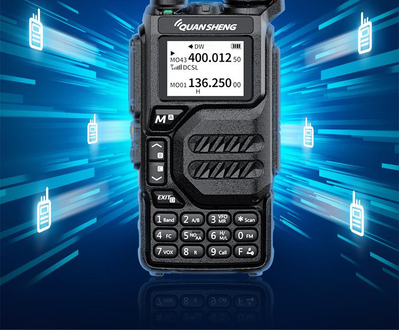 Quansheng UV-K5 High-Power Handheld Intercom for Outdoor, Fleet, Maritime, and Aviation Use