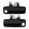 2PCS Car Exterior Door Handle 69210AA010 Comfortable Grasp Black Replacement for Camry 1997?2001