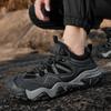 Модные классические мягкие кожаные ботинки на шнуровке, легкие альпинистские ботинки, уличные нескользящие кроссовки, мужская повседневная кожаная обувь на толстой подошве