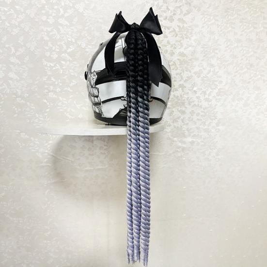 Модные косички для шлема с бантом, самоклеящиеся, легкие, широко используемые косички для шлема