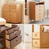 Solid Wood Handle No Punching Log Color Bedside Table Cartoon Drawer Nordic Modern Children's Room Beech Wardrobe Handle