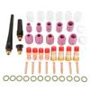 49pcsset Gas Lens Alumina Nozzles Cups Collets Accessory Kit for Welding Torch
