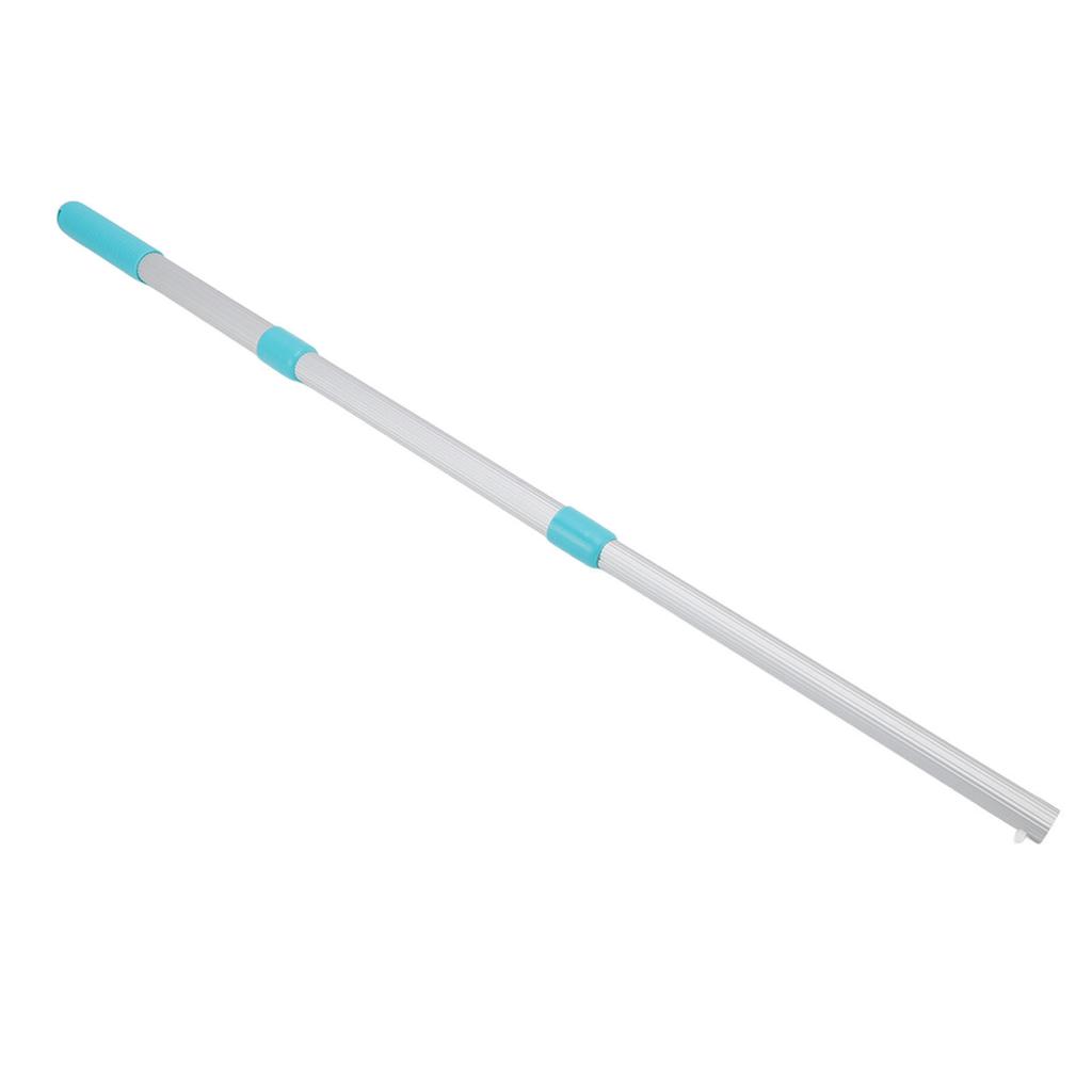 Swimming Pool Telescopic Pole 3 Sections Aluminum ABS Pool Cleaning Net Handle for Cleaning Accessory