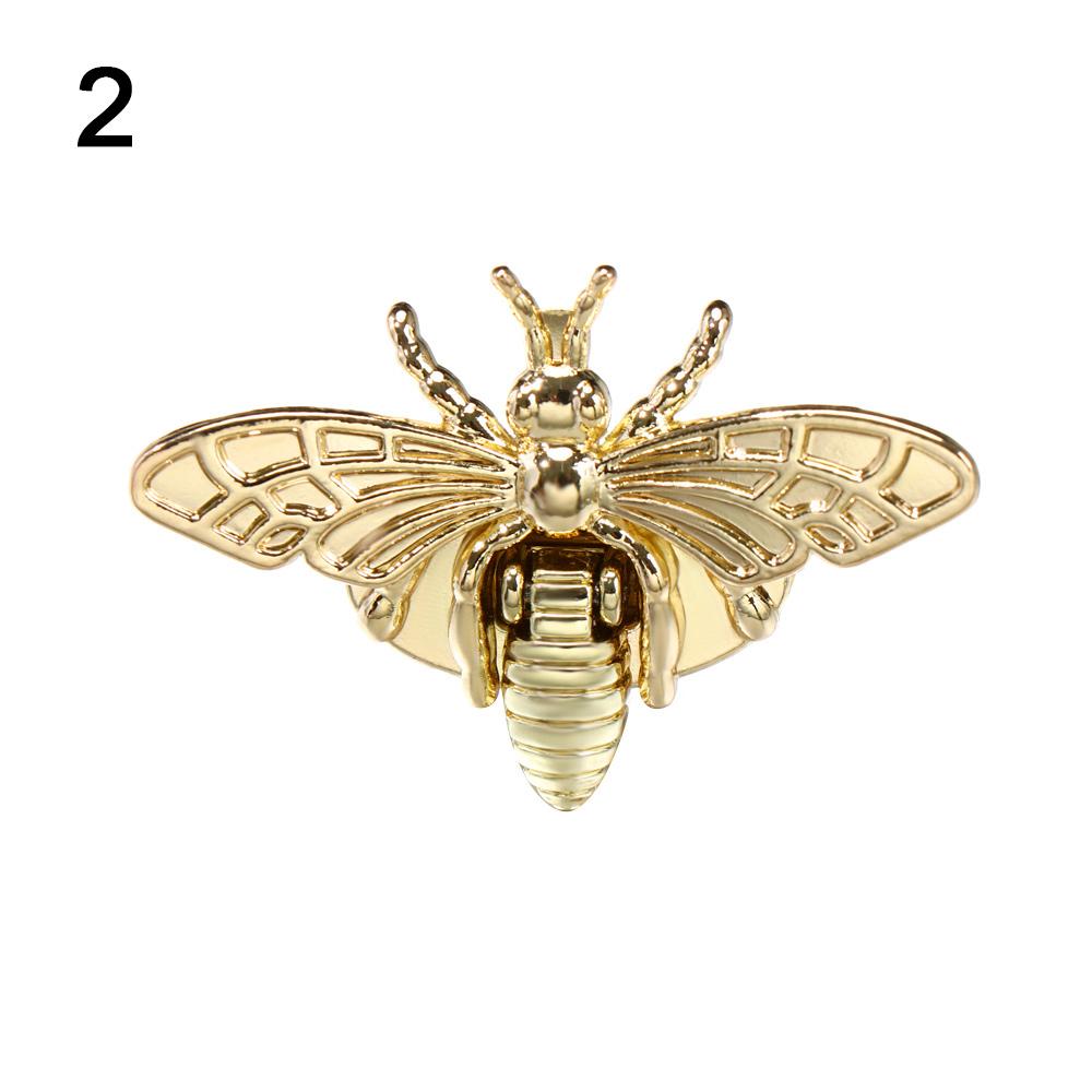 НОВЫЕ DIY аксессуары для сумочек, сумок, застежек, фурнитура, ретро-замок, металлические пряжки в форме пчелы