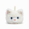 Curly Fur Kitten Key Ring Mini Plush Bag Pendant Stuffed Animal Charm Cat Key Chain  Birthday