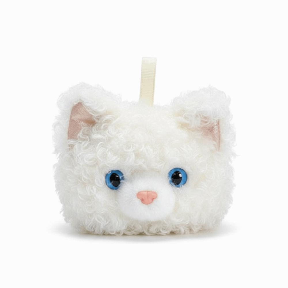 Curly Fur Kitten Key Ring Mini Plush Bag Pendant Stuffed Animal Charm Cat Key Chain Birthday