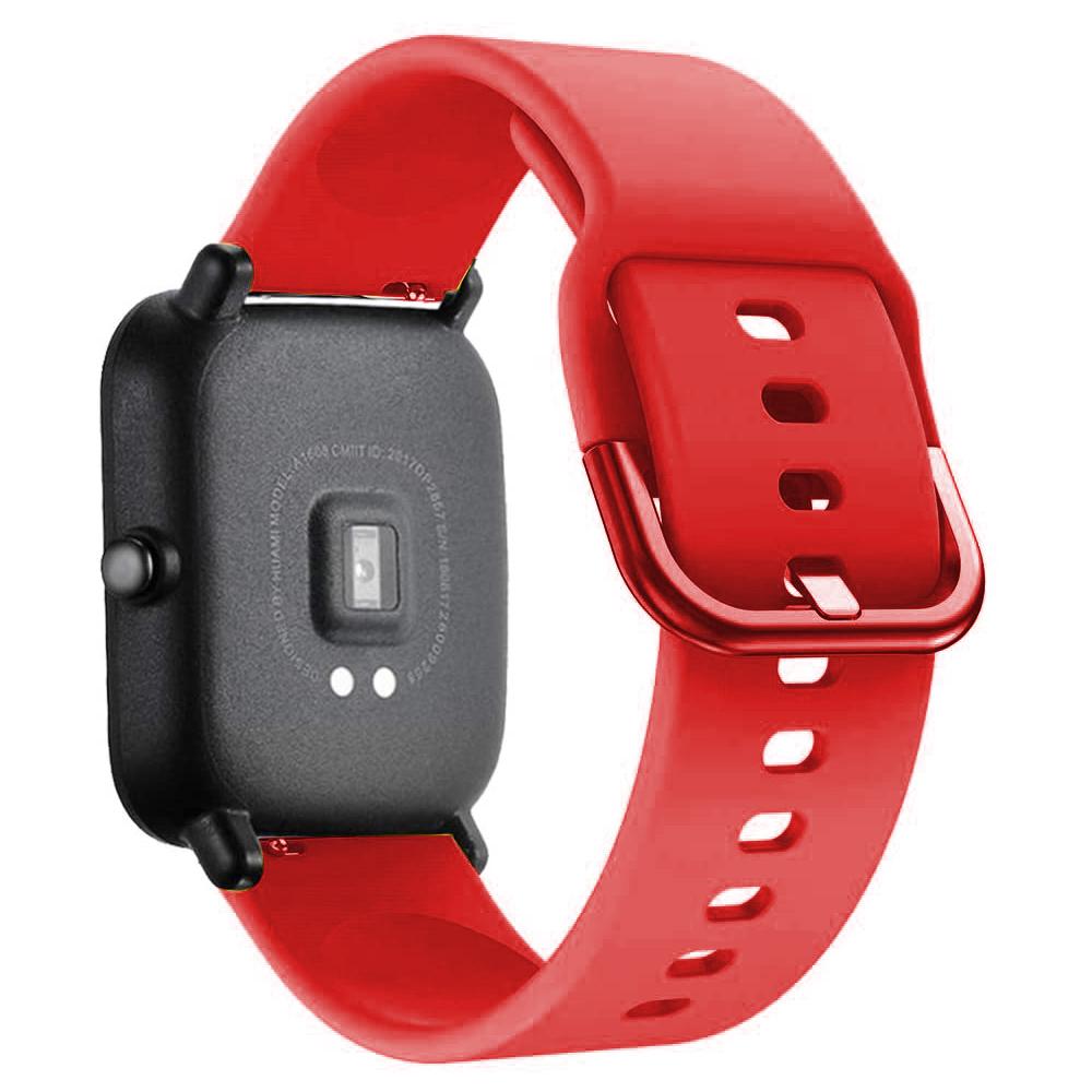 Силиконовый ремешок 20 мм/22 мм Для Amazfit GTS/2/2e/4/3/GTS2 Mini/GTR 4/47 мм/GTR2/2e/stratos 2 Браслет для часов Amazfit bip 6 5 3 ремешки