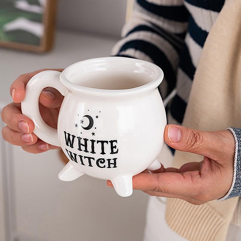 Хэллоуин Волшебная банка Волшебника Керамическая кружка Декоративное украшение Тыква Привидение Послеобеденный чай Завтрак Чашка для молока Подарок на Хэллоуин