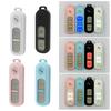 Outdoor Night Running Tri-Color Light Women Personal Safety Alarm Light USB Rechargeable 130dB Emergency Alarm Keychain LED Flashlight