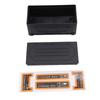 Model Car Decorative Box Simulated Toolbox Luggage Storage Case for RC Off Road and Engineering Vehicle Black