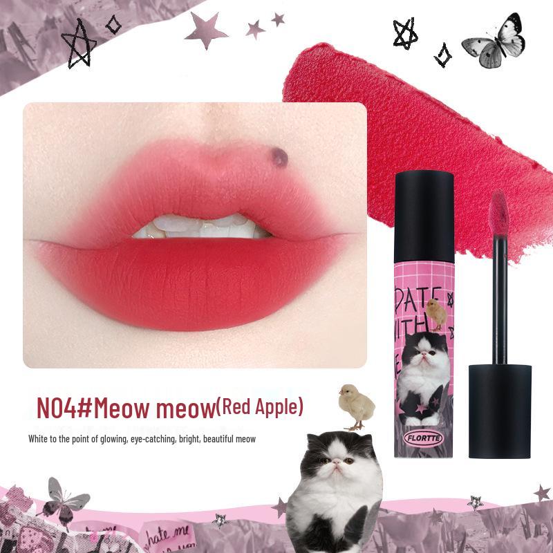 FLORTTE/Flower Knows Lilia Pudding Lip Cream: Matte, Transfer-Resistant Lip Glaze