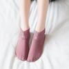 Women Winter Ankle Socks Thermal Socks with Lace Cuffs Warm Socks with Anti-Slip Sole for Daily Wear Street Dates