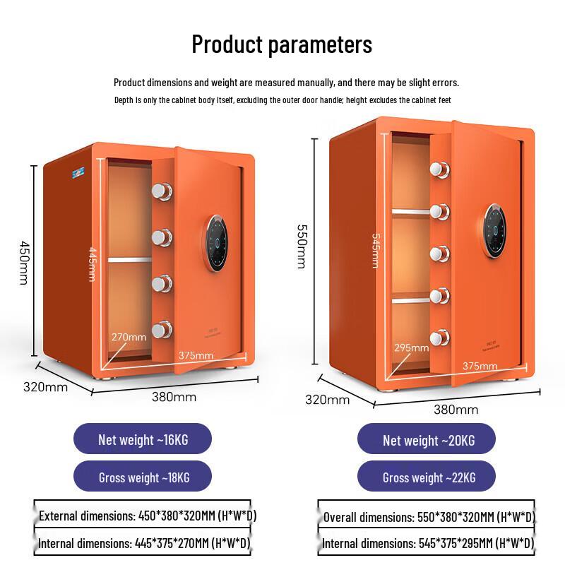 Tiger Home Office Smart Fingerprint Safe