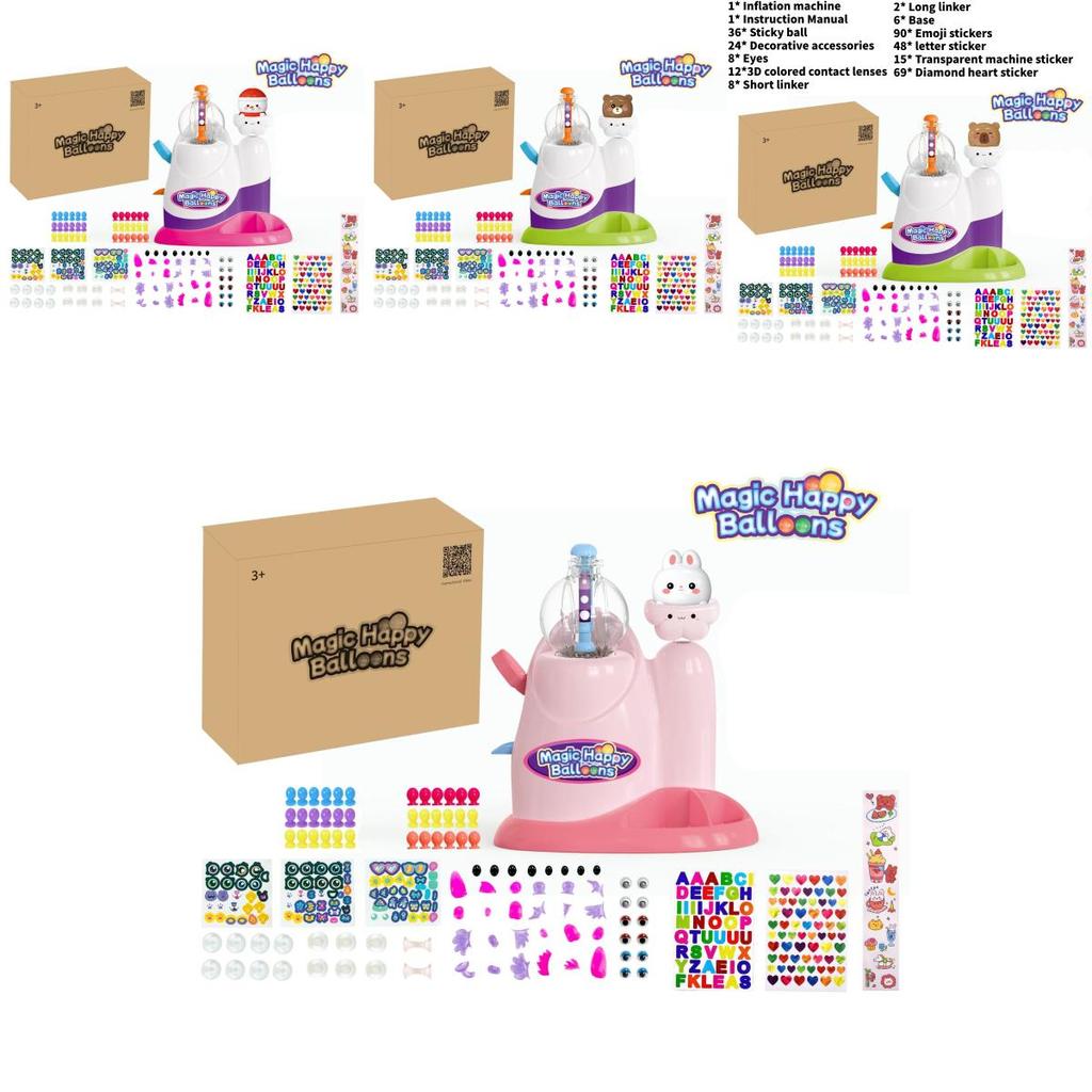 Трансграничная игрушка Bobo Sticky Play Сделай сам Прыгающий мяч с генератором пузырей для детей