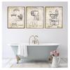 Paper Patent Poster Vintage Canvas Print Wall Art Picture Painting Modern Bathroom Decoration Industrial Style Toothpaste Toilet