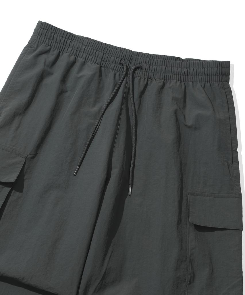 CGP Nylon Cargo Parachute Pants - Charcoal