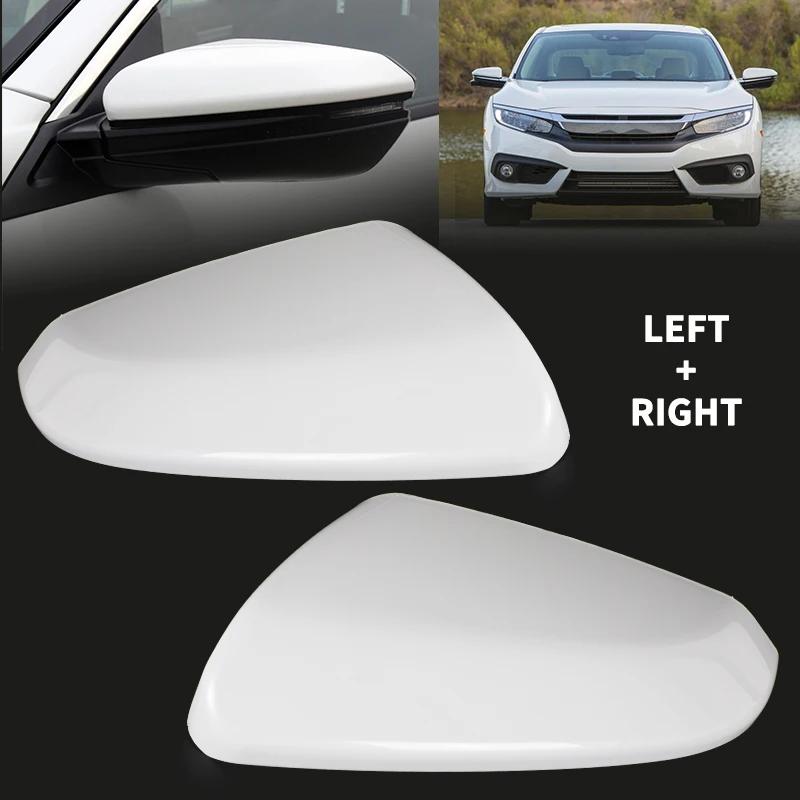 Левая правая сторона зеркало заднего вида крышка крышка для Honda Civic 10th 2016 2017 2018 аксессуары черный красный замена