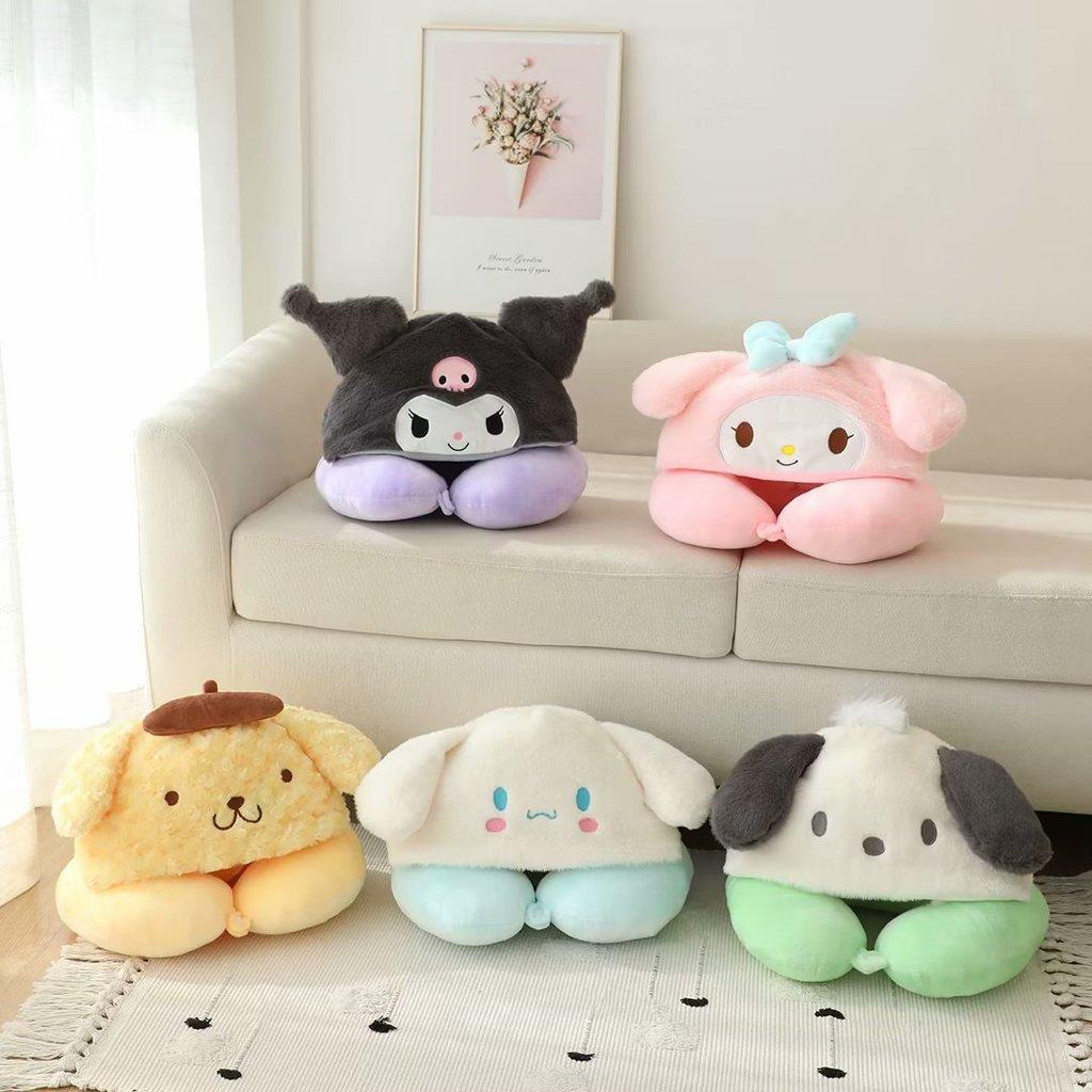 Cinnamoroll Ushaped Cushion With Cartoon Style For Portable Napping And Sleep