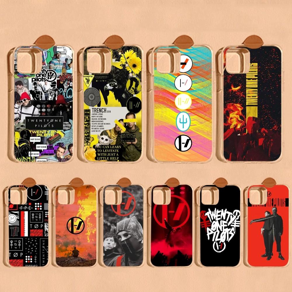 Чехол для телефона от группы Twenty One P-Pilots для IPhone 16 15 8 7 6 6S Plus X SE XR XS 14 11 12 13 Mini Pro Max