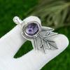 Wedding Gift For Her 925 Silver Natural Chevron Amethyst Gemstone Pendant