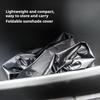 1PC Car Steering Wheel Cover with Sun Visor, Polyester Steering Wheel Sun Visor. Thermal Protection Sun Visor