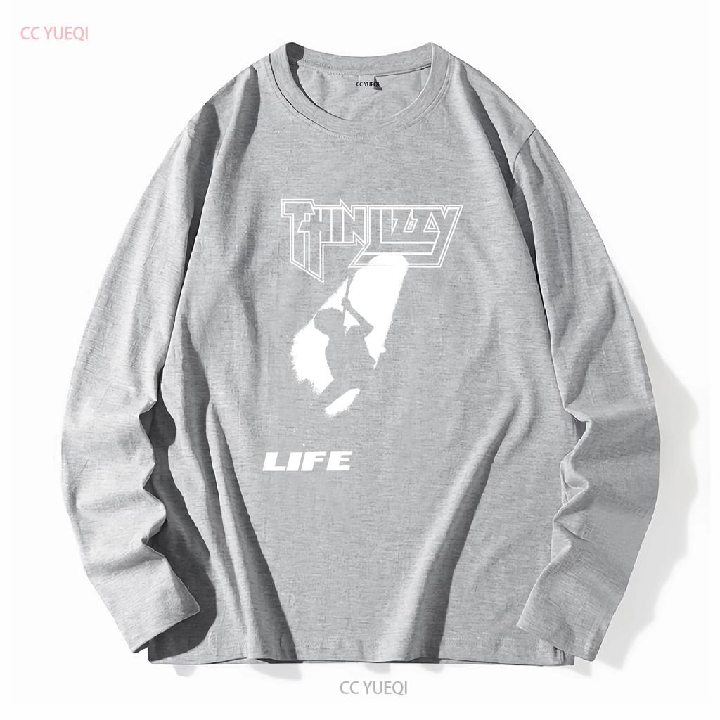 Новая футболка Thin Lizzy Для фанатов S 5XL SG17 винтажная Стирка Слегка модная с принтом Удобная Универсальная дизайнерская одежда