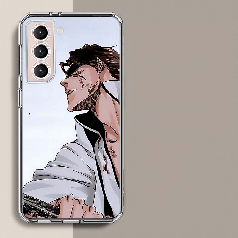 Чехол для телефона Bleach Айзен Сосуке для Samsung A16 A26 A36 A56 A17 A15 A25 A35 A55 A14 A24 A34 A54 A04S A05S Galaxy Note 20 10 9 8