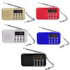 L218AM Digital Radio Rechargeable Emergency Flashlight 2 Inch AM FM Portable Radio Speaker