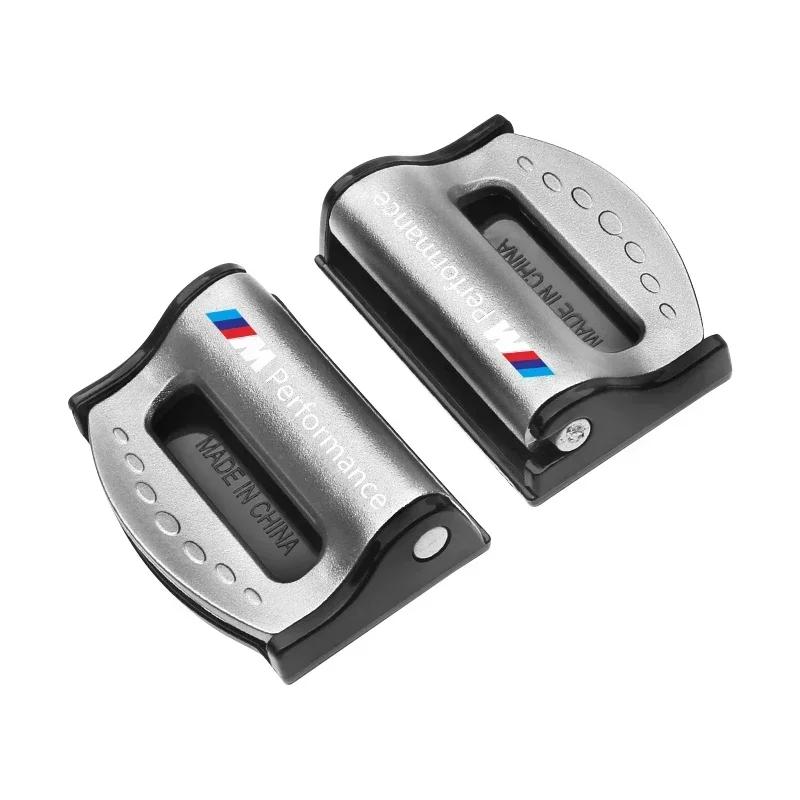 2025 E46 For BMW Car 2Pcs Car Safety Seat Belt Buckle Clip Seatbelt Stopper Adjuster Clip For BMW F30 F10 F20 E46 E60 E70 E39 E3