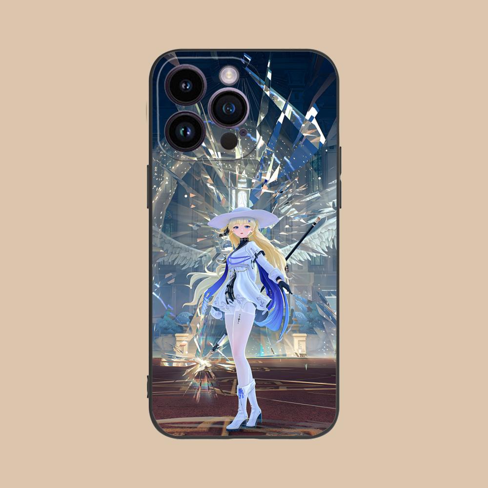Чехол для телефона Wuthering Waves Phoebe для iPhone 17 16 15 14 13 12 11 X XR XS 8 7 Air Pro Max Plus Mini Цветной чехол Красивый чехол