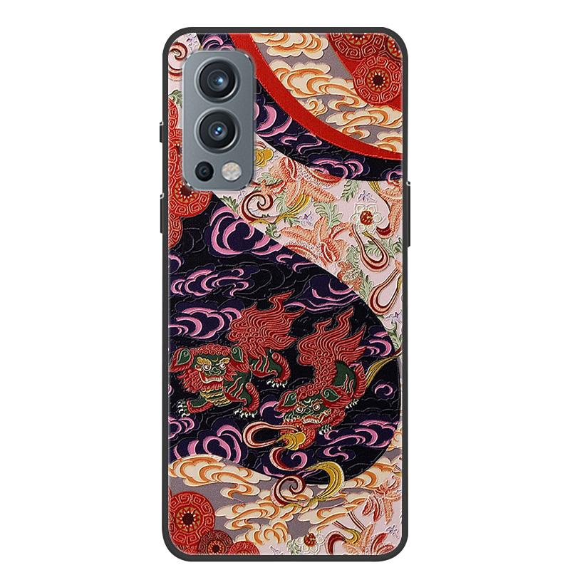 For Oneplus Nord 2 5G Case 3D Dragon Emboss Soft TPU silicone Back Cover Case For Oneplus Nord2 5G One Plus Nord 2 Coque Bumper