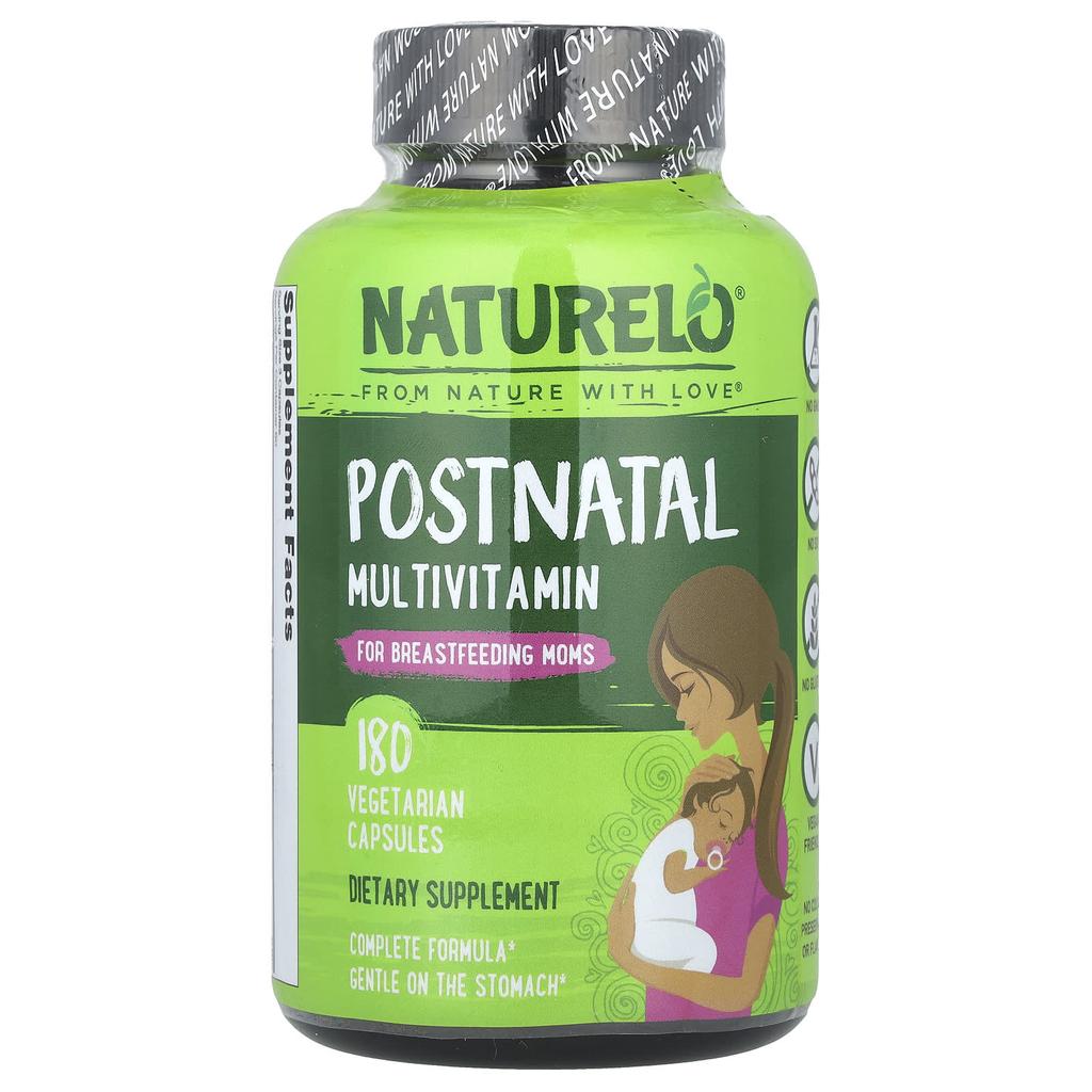 Postnatal Multivitamin for Breastfeeding Moms, 180 Veggie Capsules