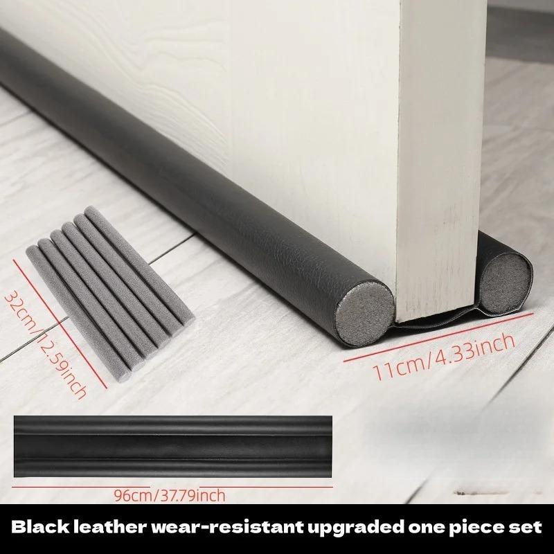 1 шт. Ветрозащитная полоса для двери, уплотнительная полоса для нижней части двери, защита от сквозняков, акустический барьер для дома, защита от холода, уплотнительная погодозащитная полоса
