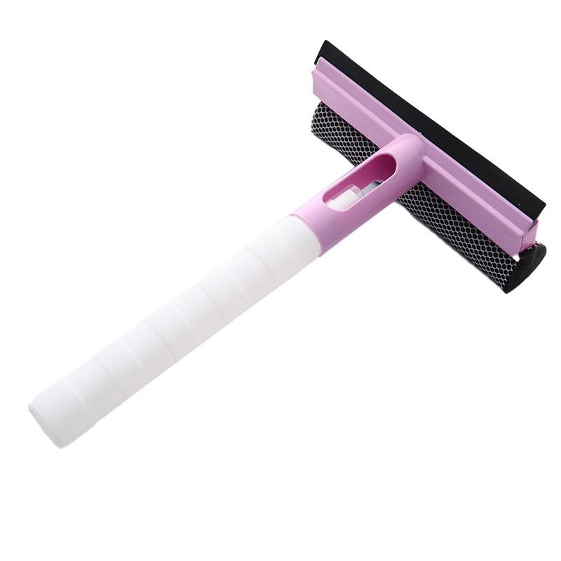 3 in 1 Spray Scrape Wipe Window Squeegee Glass Cleaner Window Squeegee Cleaner With Silicone Holder Bathroom Mirror Scraper