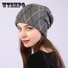 Winter Hats Women's Cotton Solid Warm HIP HOP Knitted Hat Men Women Caps Skullies Beanies