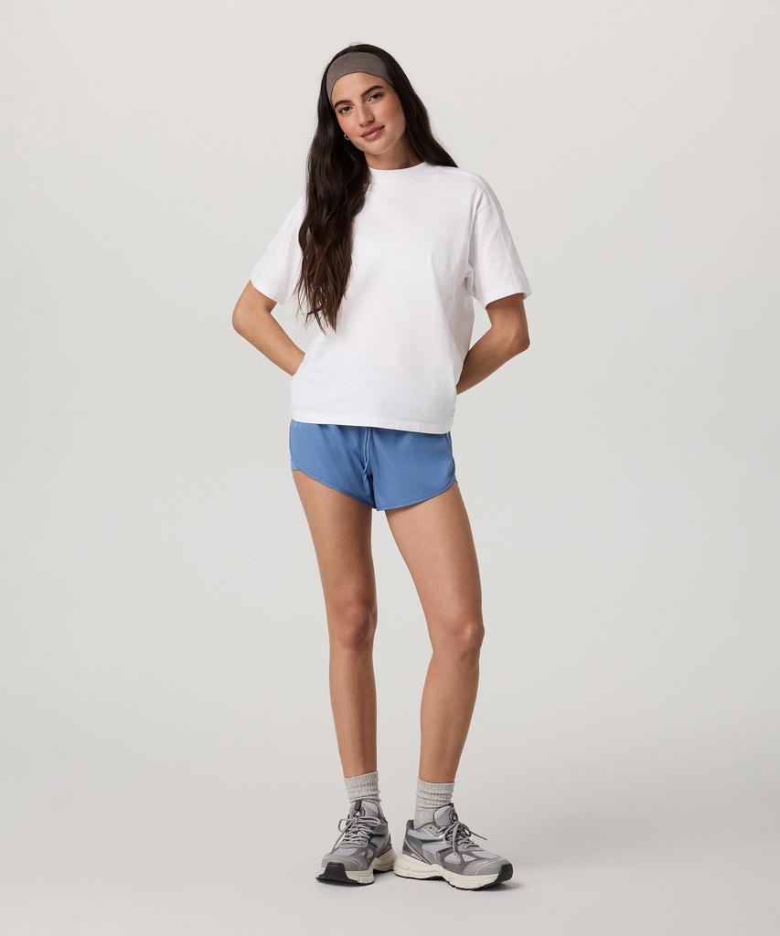 Vuori [Women'S] Short Sleeve Heavyweight Os Cotton Tee_White Vr26121062