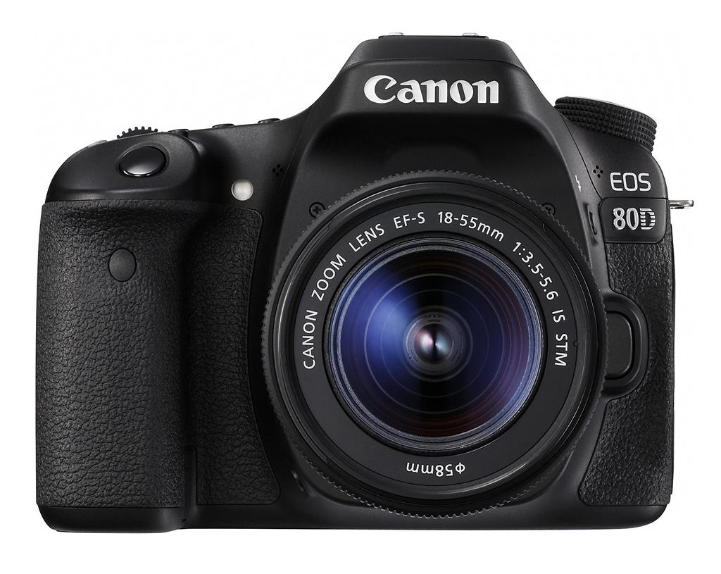Цифровая зеркальная камера Canon EOS 80D с объективом IS STM EOS80D1855ISSTMLK EF-S18-55mm F3.5-5.6