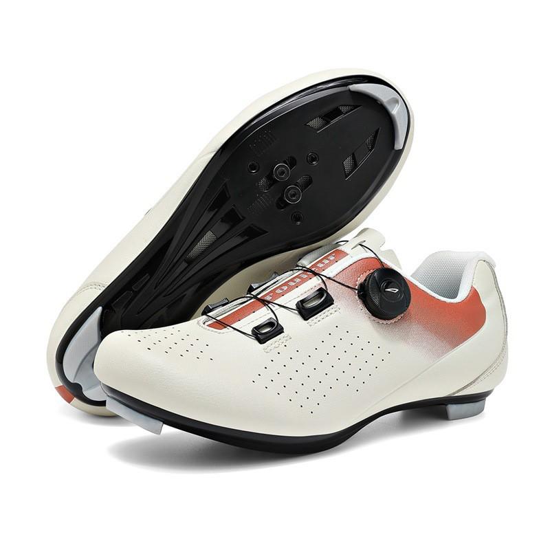 Mens Cycling Shoes With Auto Lock Dial Lightweight Road Bike Riders