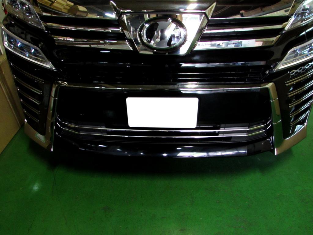 BRIGHTZ Отделка Хромированная нержавеющая сталь Форма переднего бампера для Toyota Vellfire Форма нижней решетки для 28592 Ультра-зеркало (2 шт) (30/35) (Поздняя модель)