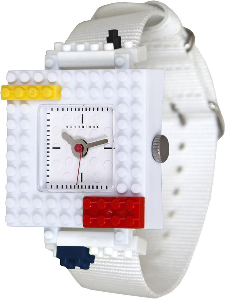 [Nanoblock] Наручные часы NSQ-01 Белые
