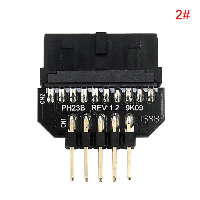 Разъем передней панели Usb3.0 19-контактный на Usb 9-контактный адаптер для материнской платы Usb3.0 на Usb 2.0 20-контактный адаптер